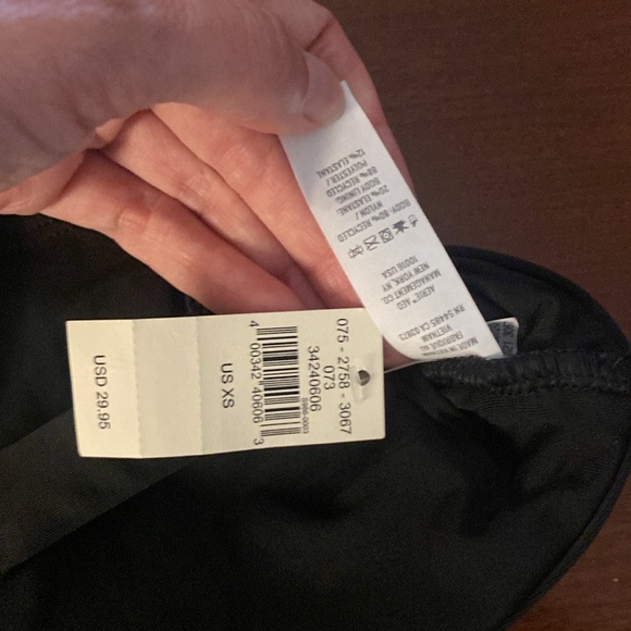 Aerie black swimsuit top size xs nwt - Picture 4 of 5